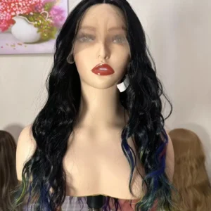 Rainbow Cosplay Glam Lavender Lace Front Wig