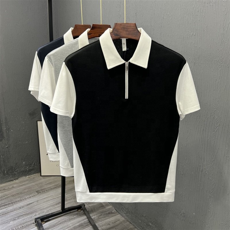 Trendy Lightweight Casual Short Sleeve T-Shirt for Fashion-Forward Gentlemen