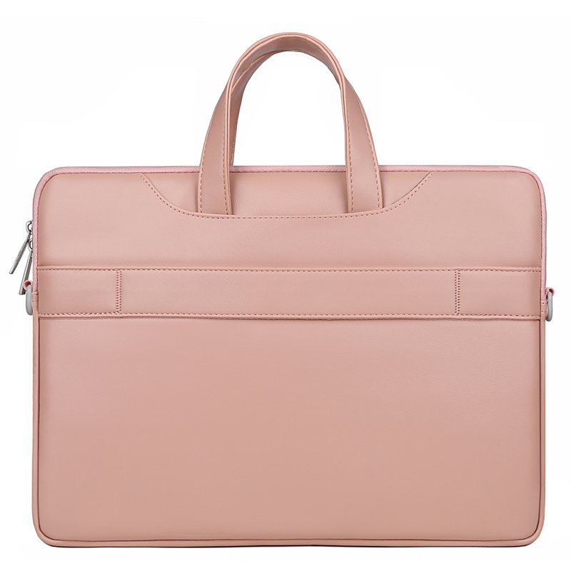 Multi-Functional Leather Laptop Bag - Waterproof Organizer for School and Office