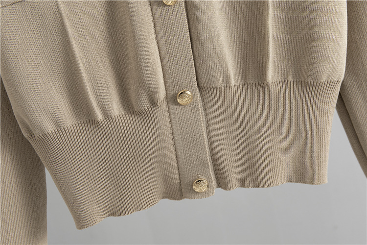 Artisan Embroidered Cardigan and Fitted Skirt Set for Women