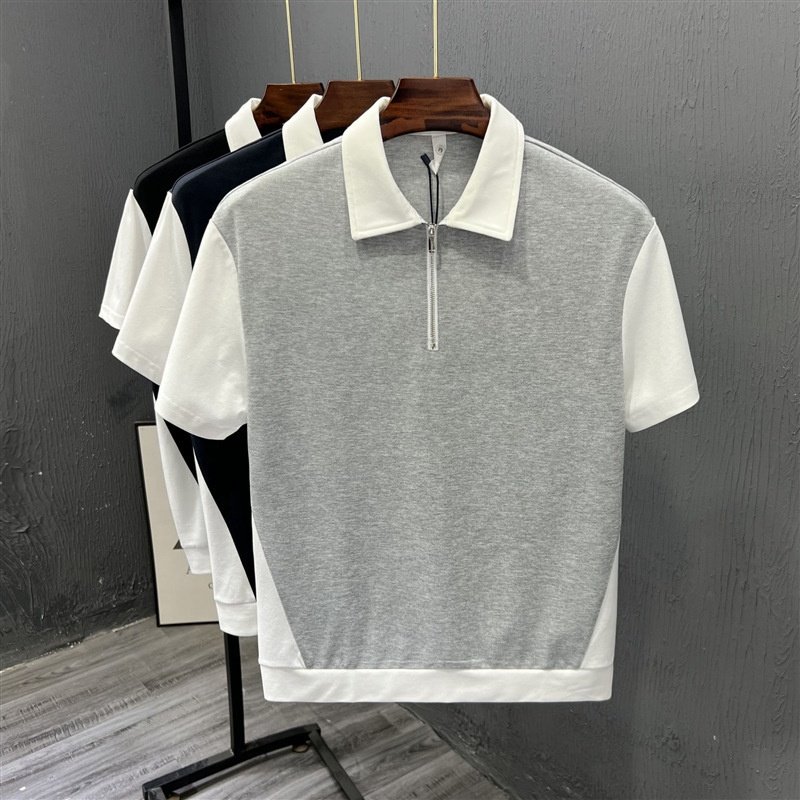 Trendy Lightweight Casual Short Sleeve T-Shirt for Fashion-Forward Gentlemen