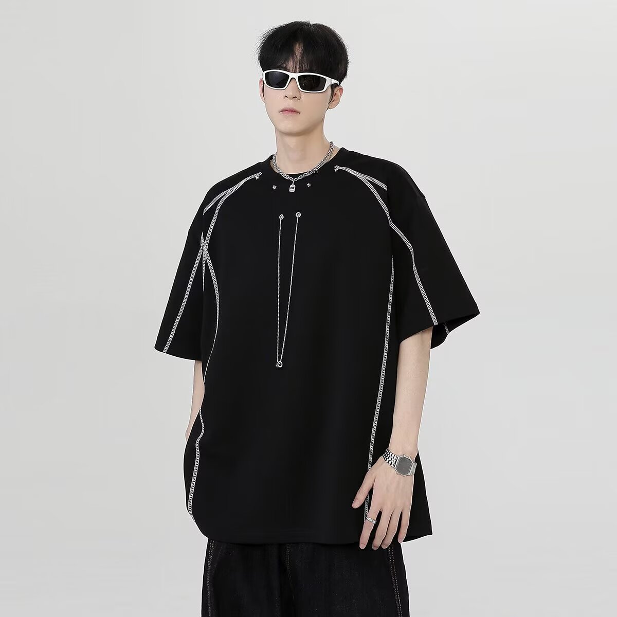 Casual Oversized Cotton T-Shirt - Urban Fashion Essential