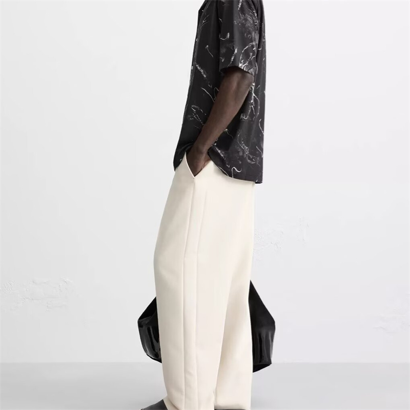 Casual Comfort Black Printed Short Sleeve Shirt