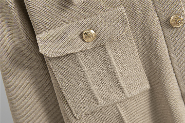 Artisan Embroidered Cardigan and Fitted Skirt Set for Women