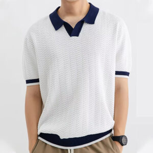 Men's Premium Summer Polo Shirt - Breathable Ice Silk for Ultimate Casual Comfort and Style