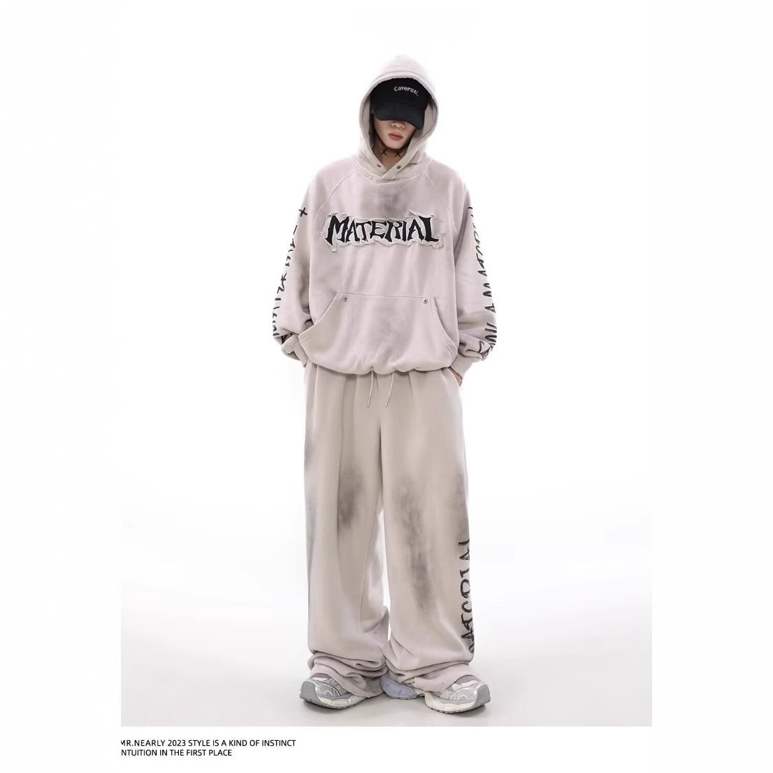 Men's Vintage Relaxed Fit Hoodie & Sweatpants Combo