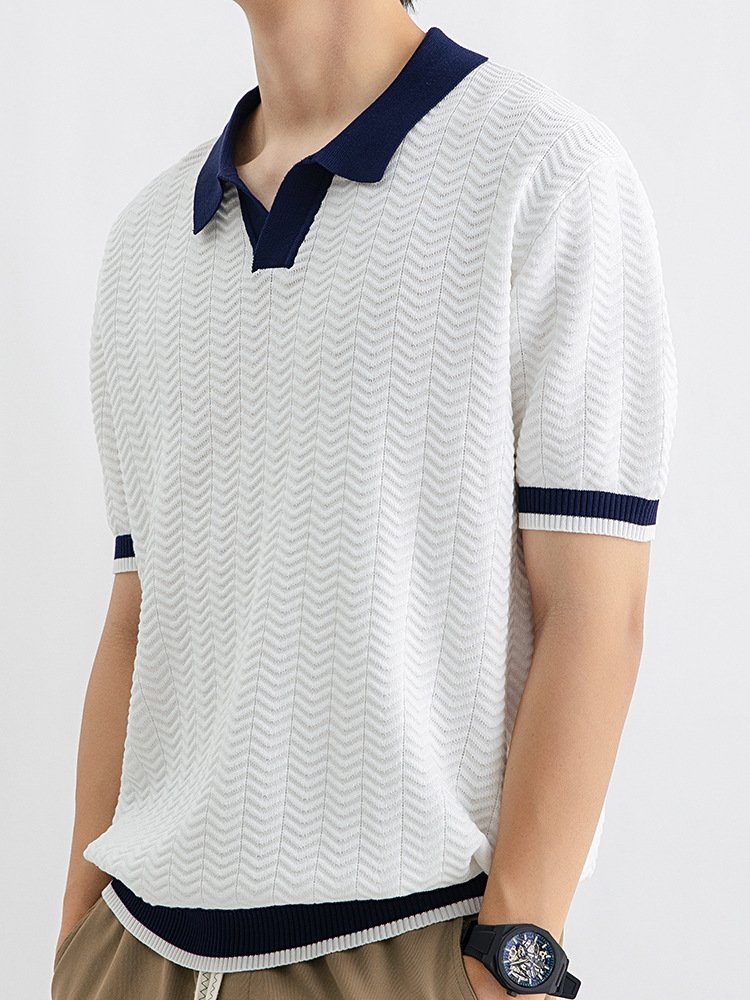 Men's Premium Summer Polo Shirt - Breathable Ice Silk for Ultimate Casual Comfort and Style