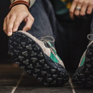 Men's Premium Travel Running Sneakers – Breathable Thick Sole with Splash Ink Design