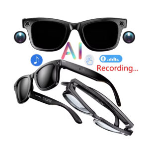 Advanced Smart Eyewear with Integrated Music Audio, AI Translation, and Wireless Camera Functionality