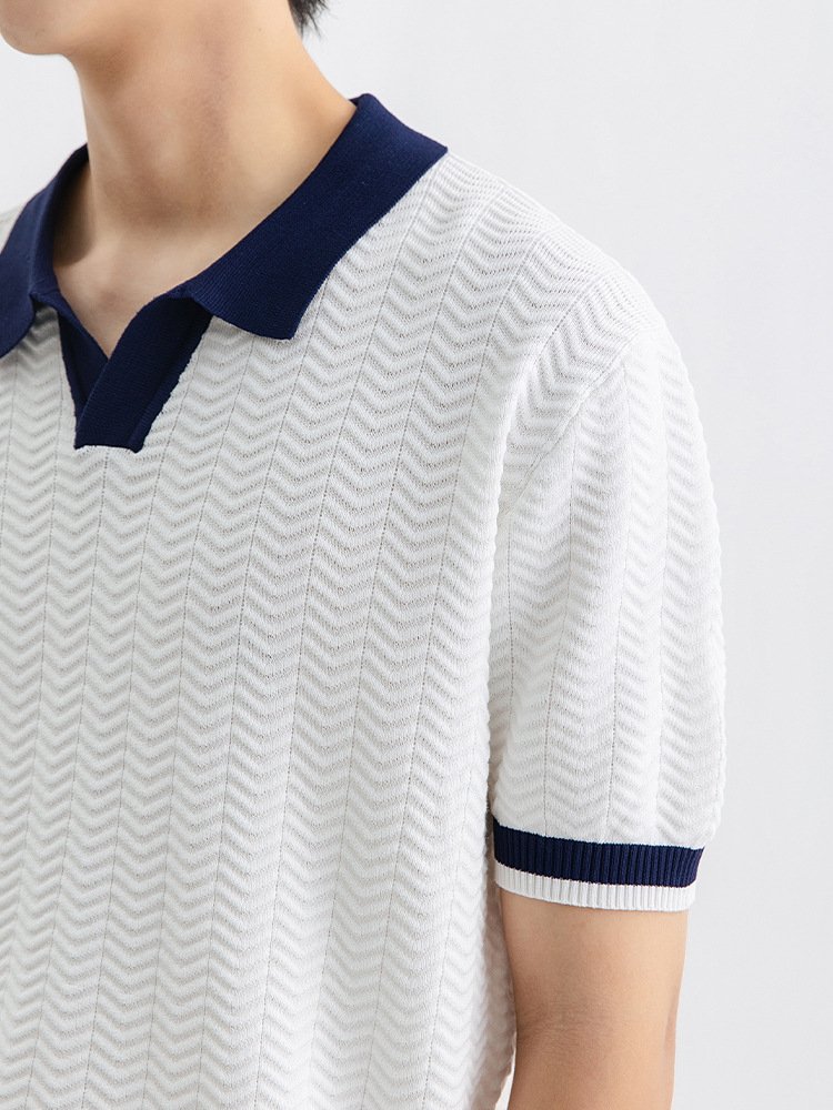 Men's Premium Summer Polo Shirt - Breathable Ice Silk for Ultimate Casual Comfort and Style