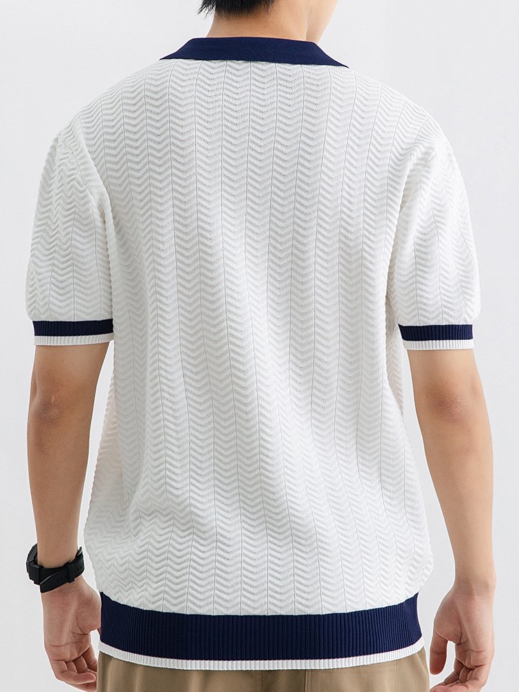 Men's Premium Summer Polo Shirt - Breathable Ice Silk for Ultimate Casual Comfort and Style