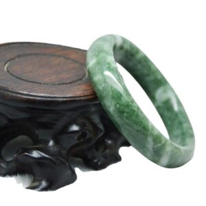 Handcrafted Jade Statement Bangle