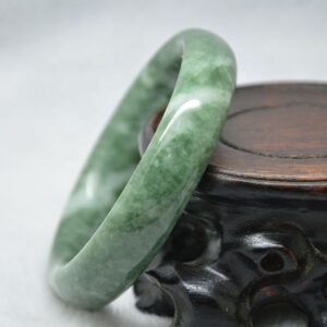 Handcrafted Jade Statement Bangle