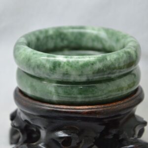 Handcrafted Jade Statement Bangle