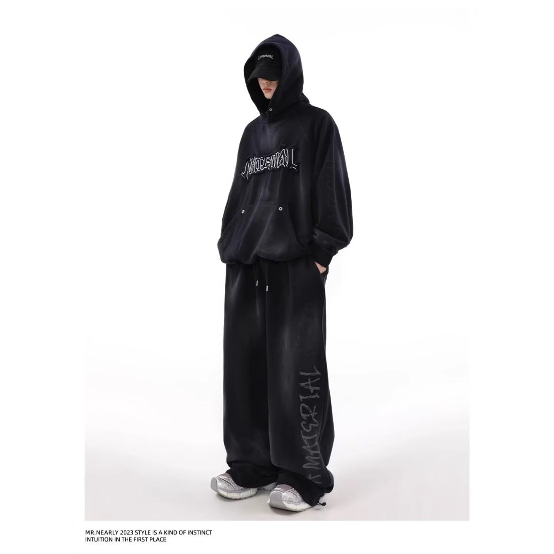 Men's Vintage Relaxed Fit Hoodie & Sweatpants Combo