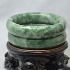 Handcrafted Jade Statement Bangle
