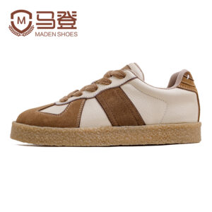Maden Vintage Workwear Colorblock Retro Sneakers for Men with Thick Sole