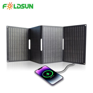 EcoCharge 45W Foldable Monocrystalline Solar Panel for Off-Grid Camping