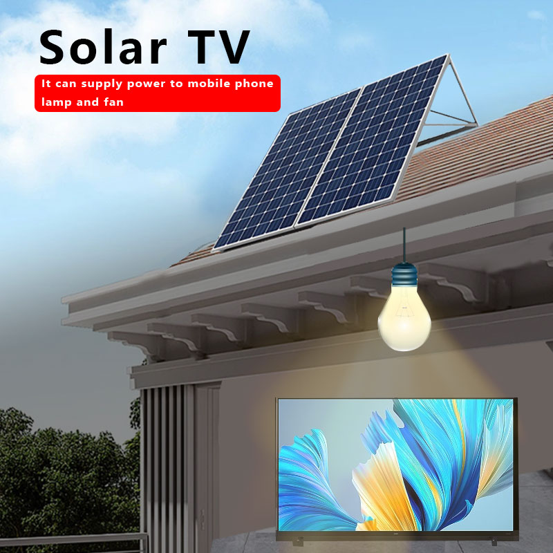 Eco-Friendly Solar-Powered 4K Smart TV
