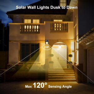 SolarFilament Wall Light with Motion Detection