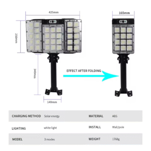 Ultra-Durable Motion Sensor Solar Street Light