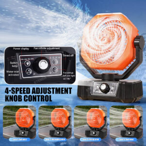 EcoCool 8-Inch Rechargeable Fan