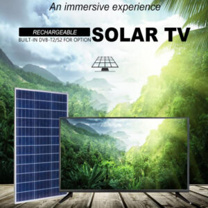Eco-Friendly Solar-Powered 4K Smart TV