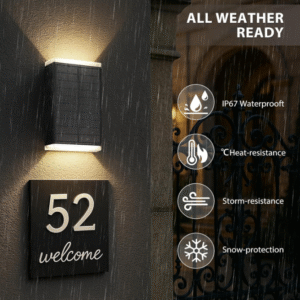 WeatherGuard Warm White Wall Lamp