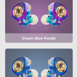 QKZ AK6 Phantom Bass Sport Earphones with Removable Cable