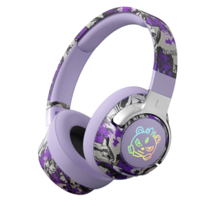 T12 Camo Graffiti Over-Ear Headphones with 5.4 3D Surround Sound