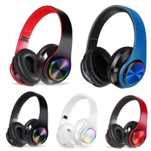 B39 ProDynamic Wireless Gaming Headset with Hi-Fi Sound and LED Lights