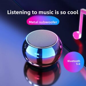 M3 Portable Wireless Speaker – Compact Metal Design with 3W Power and Exceptional Sound Quality for Music On-the-Go"